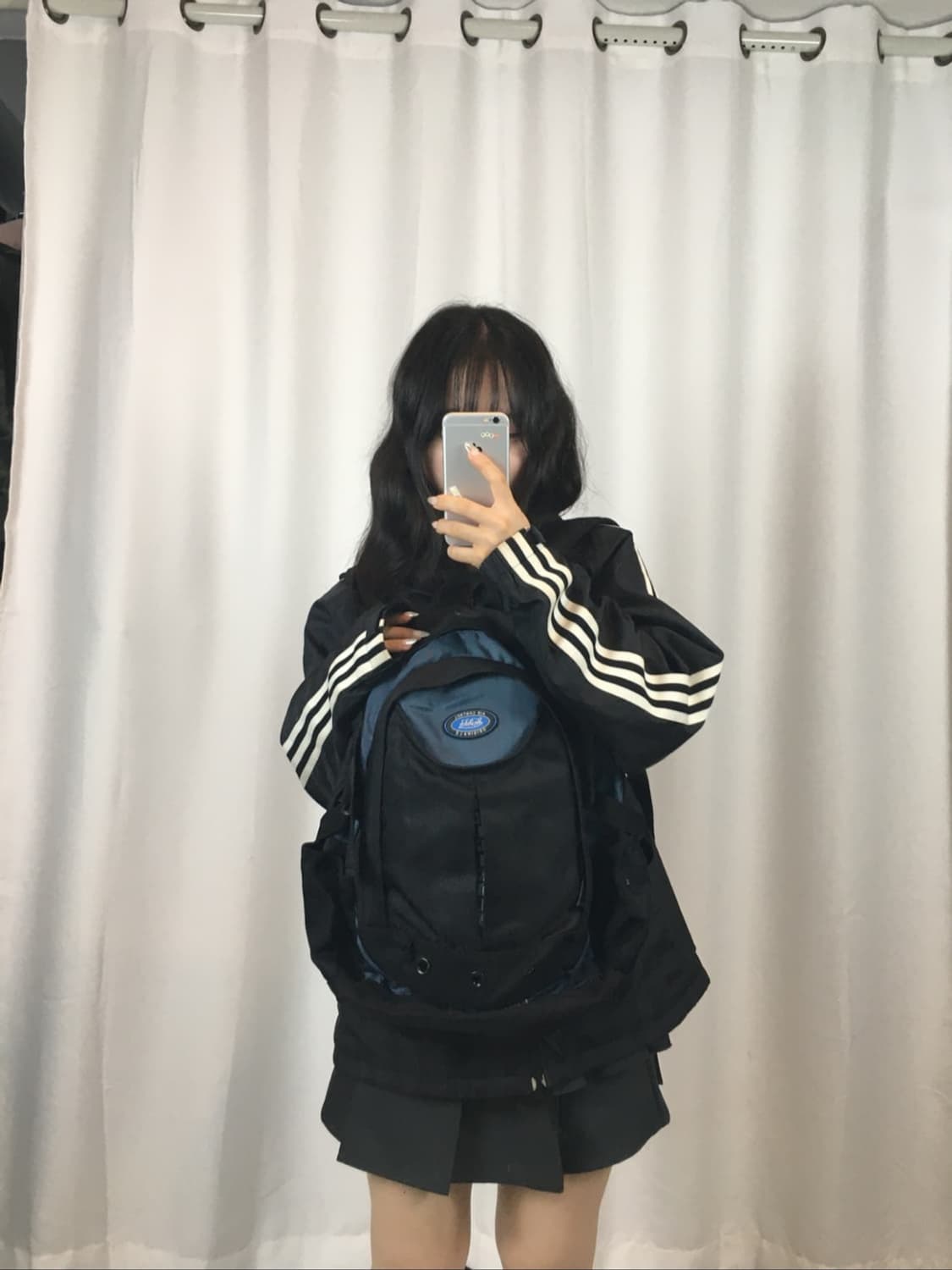 Von Dutch 본더치 스쿨 백 백팩 y2k 가방 블루 상품이미지10