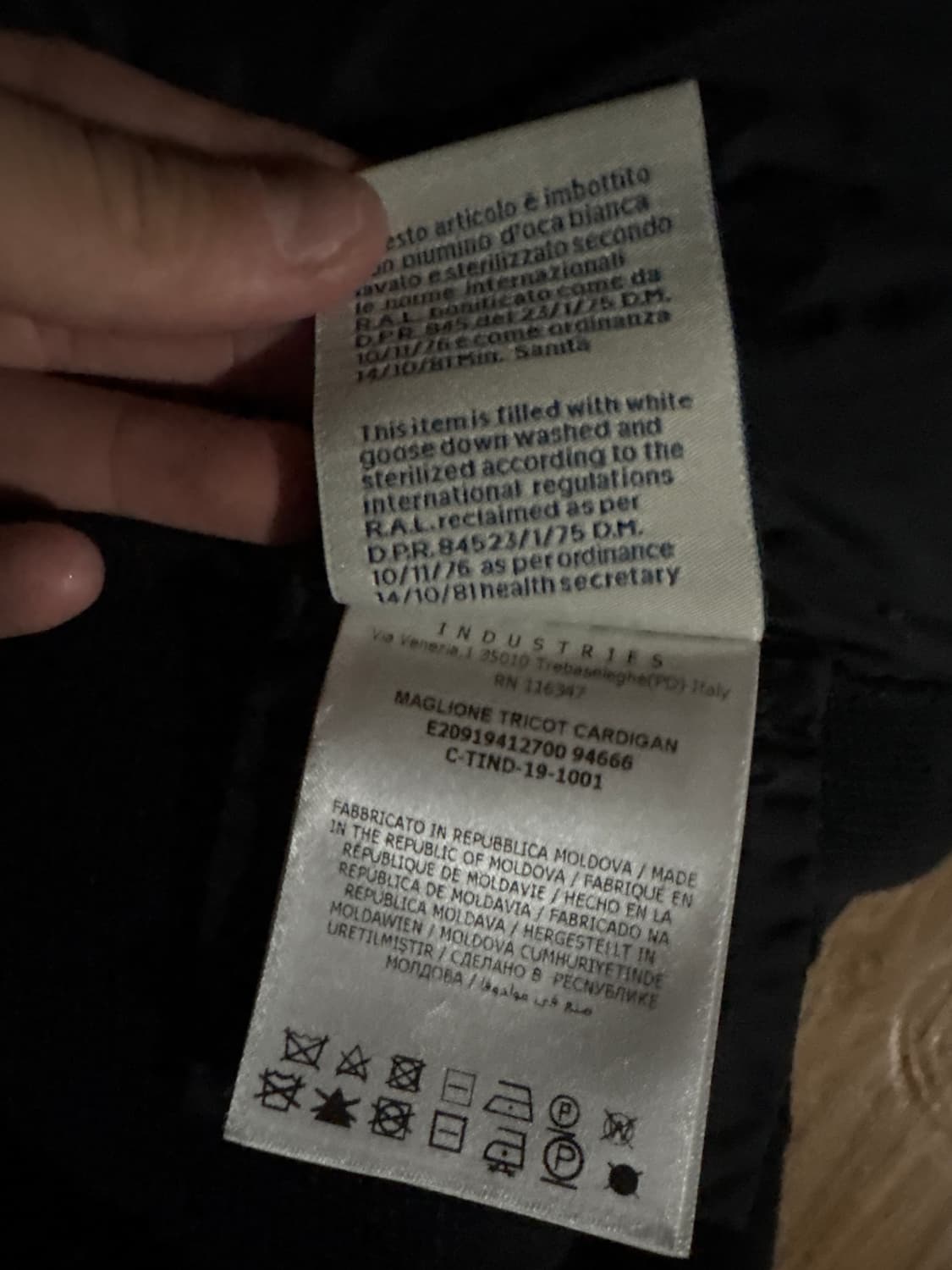 몽클레어 김현우 니트패딩 M 상품이미지3