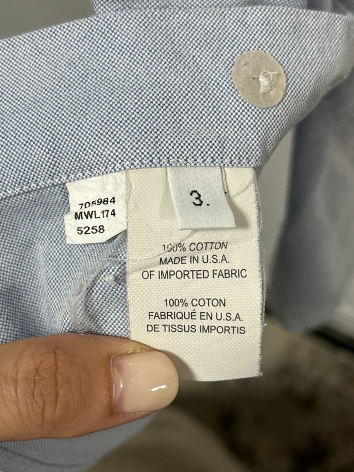 톰브라운  시그너처 카라 옥스포드셔츠 3 상품이미지4