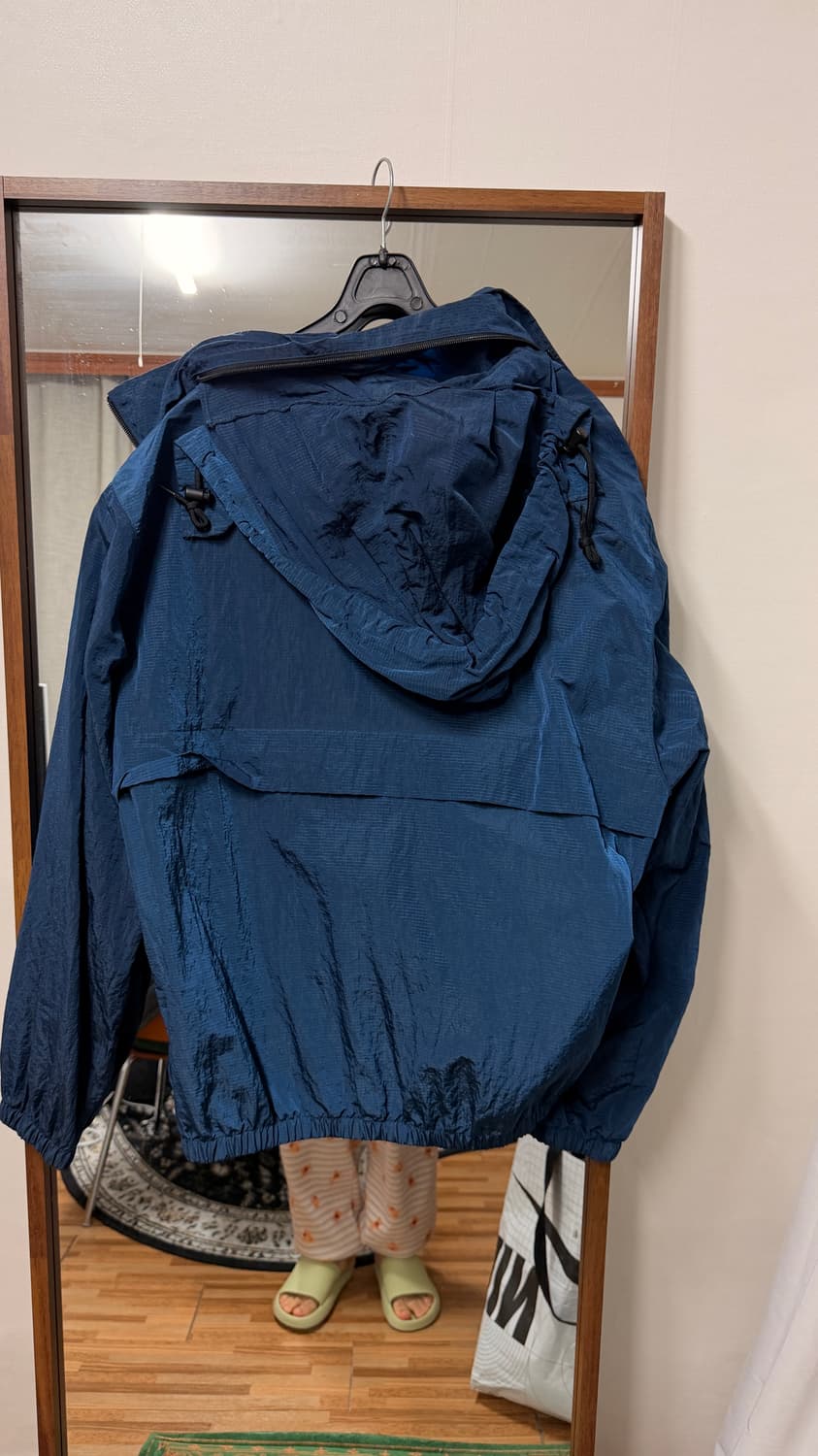 [L] 헤리티지플로스 나일론 워셔 자켓 네이비 상품이미지3