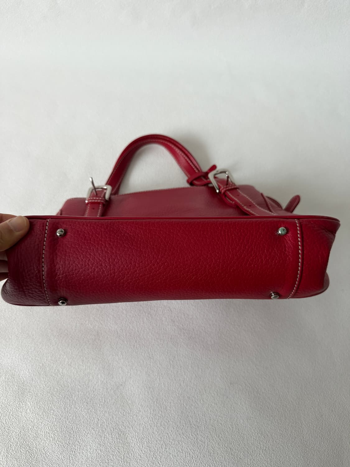 Pre owned 레더 토트 숄더백 상품이미지5