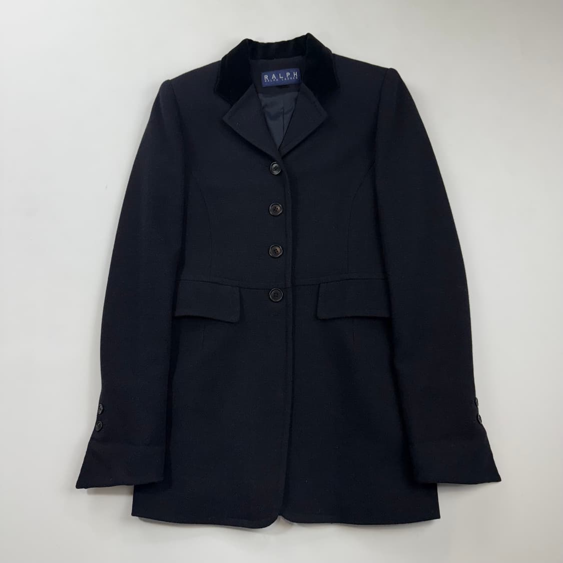 폴로 랄프로렌 4버튼 벨벳포인트 울코트 상품이미지1