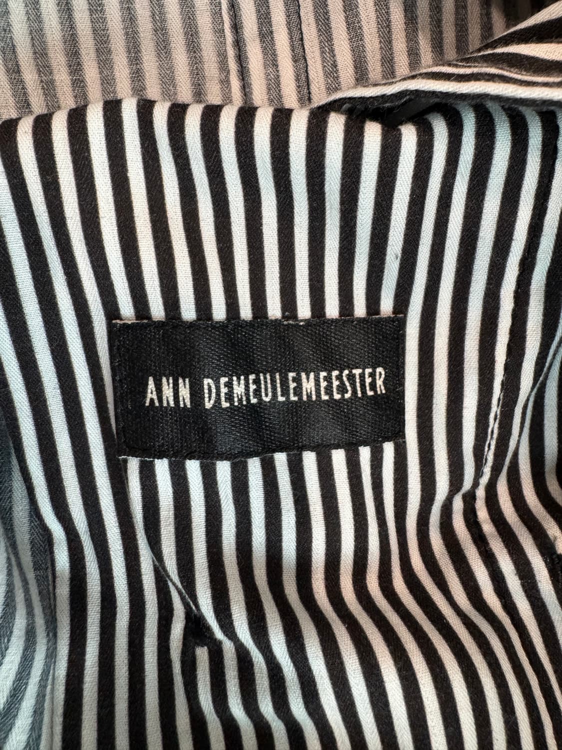 앤드뮐미스터 사선 스트라이프 코튼 자켓 XS 상품이미지3