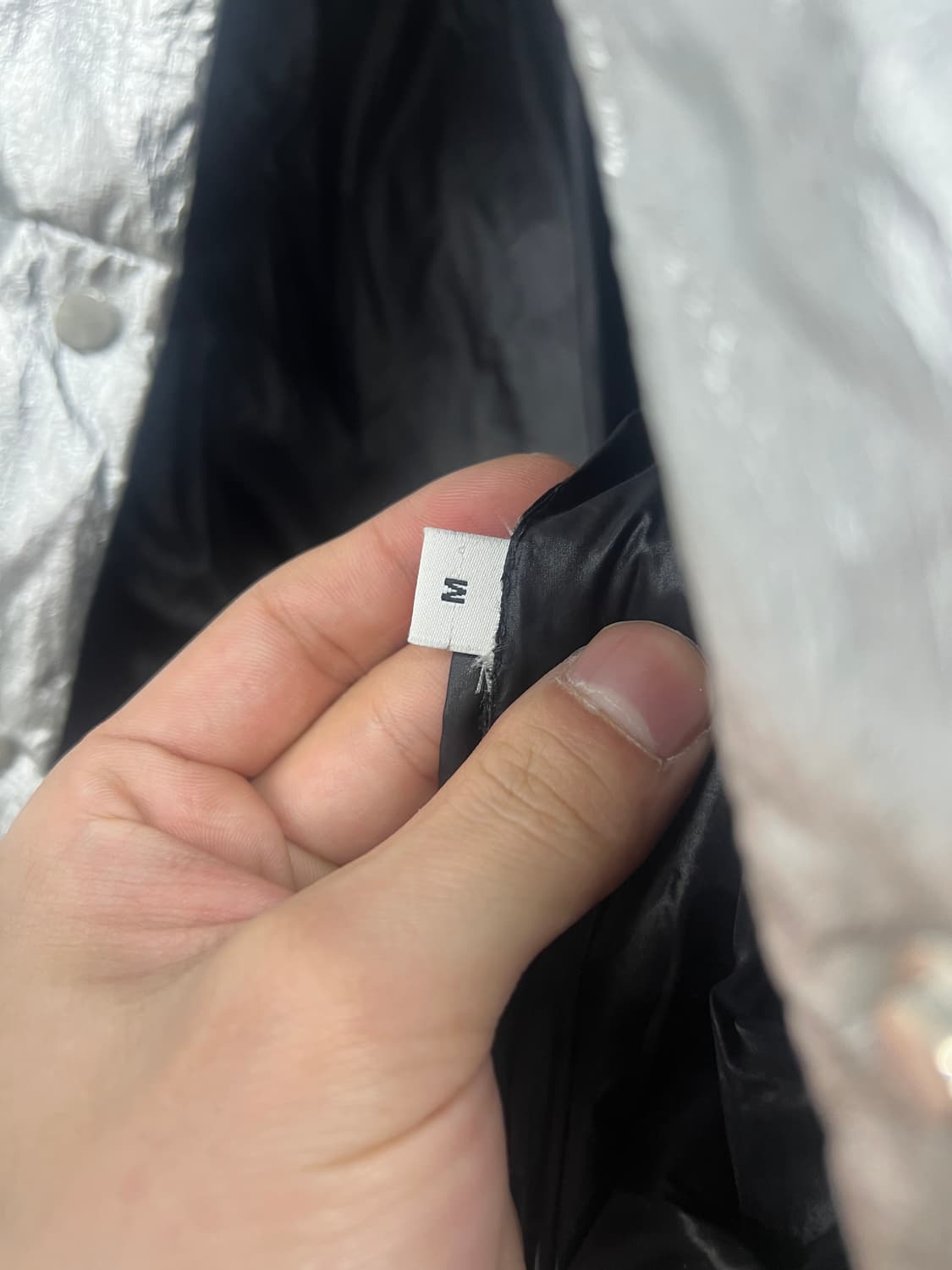 빈티지 실버 푸퍼패딩  상품이미지5