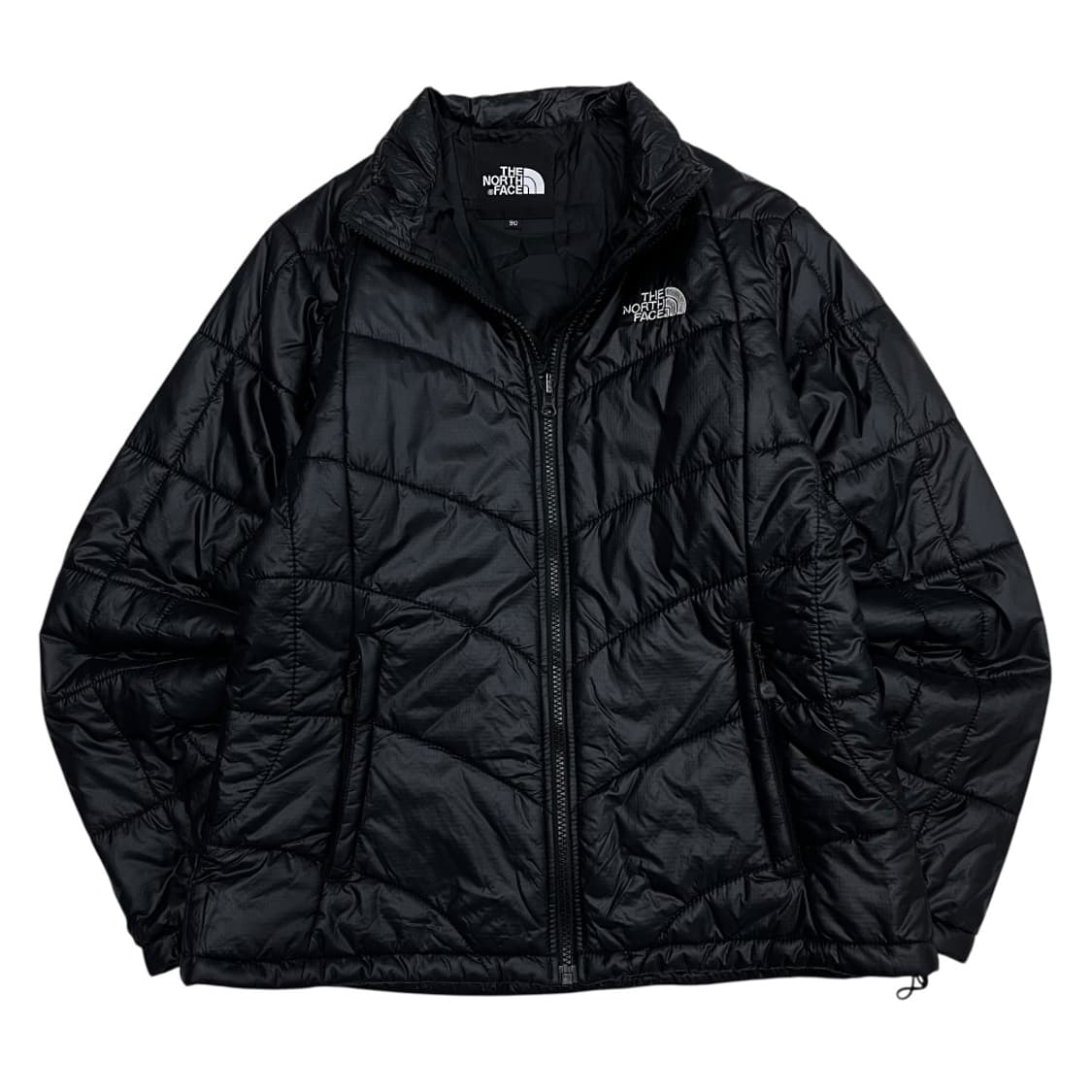 노스페이스 로고 블랙 경량 패딩 90 상품이미지3