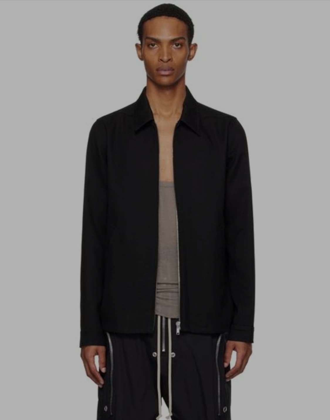 릭오웬스 FW25 울 드릴 브래드 자켓 48사이즈 상품이미지2