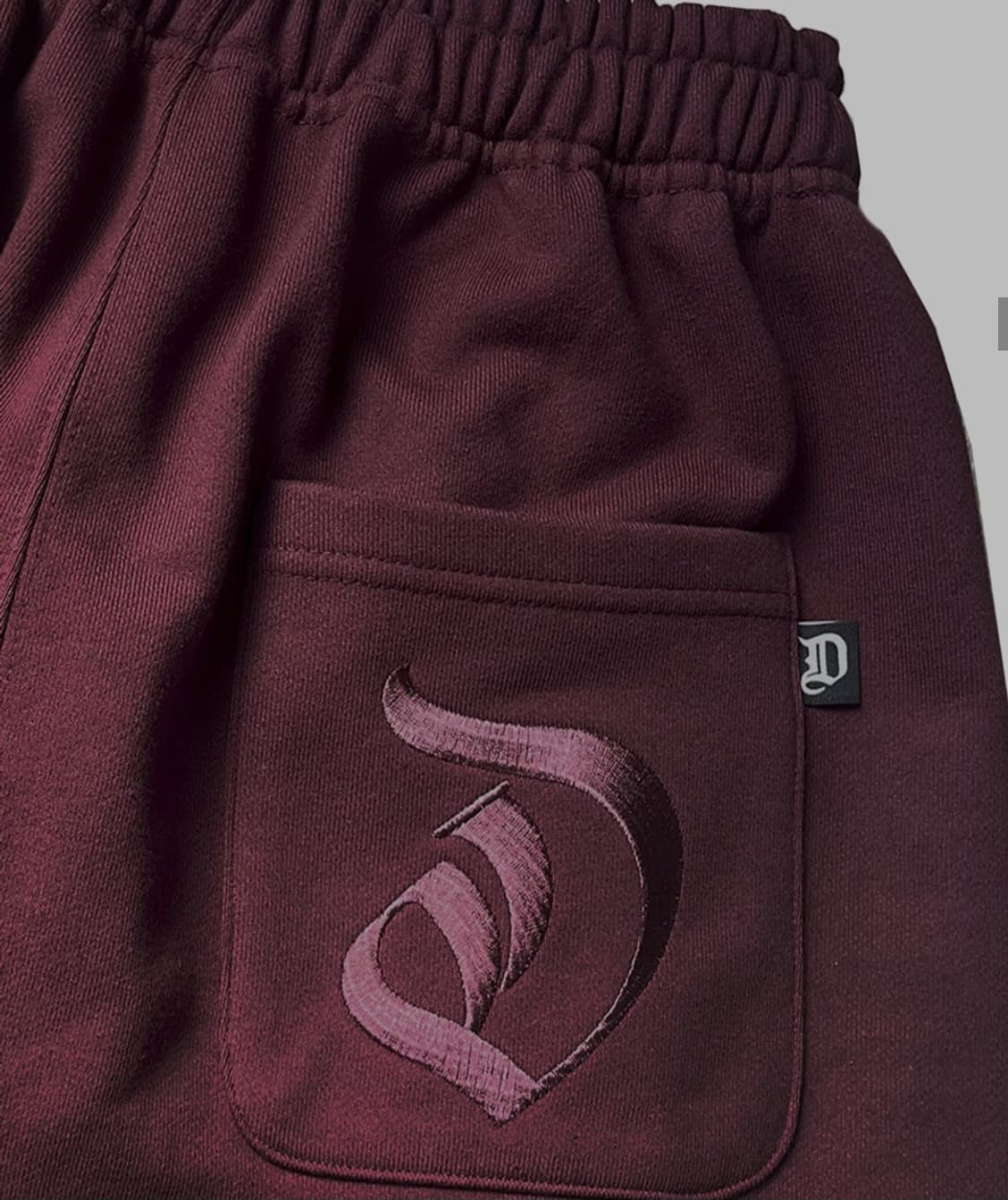 오도어 몰리 조거 팬츠 버건디 상품이미지2