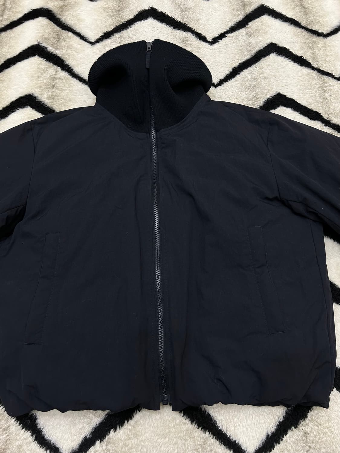 [S]유니클로U 르메르 퍼프테크 숏 패딩/블랙 상품이미지2