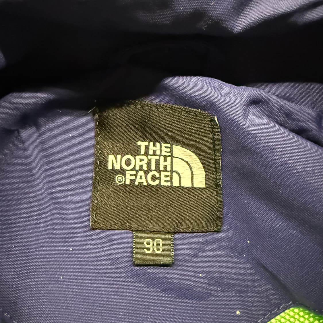 [정품/90] 노스페이스 네이비 그린 바람막이 후드 자켓 b19 상품이미지5