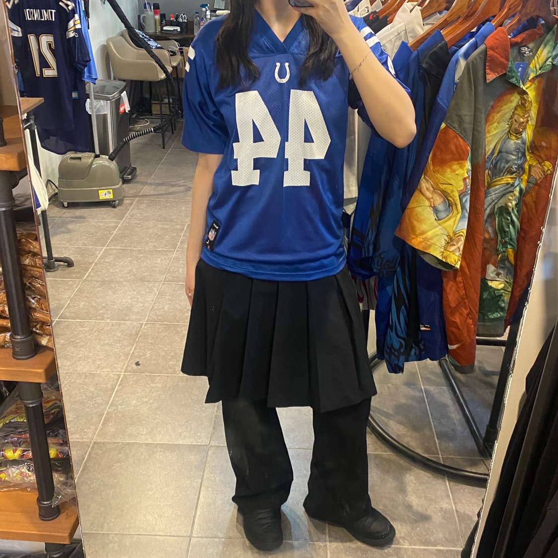 [NO.9] NFL 풋볼 져지 반팔티 블루 상품이미지4