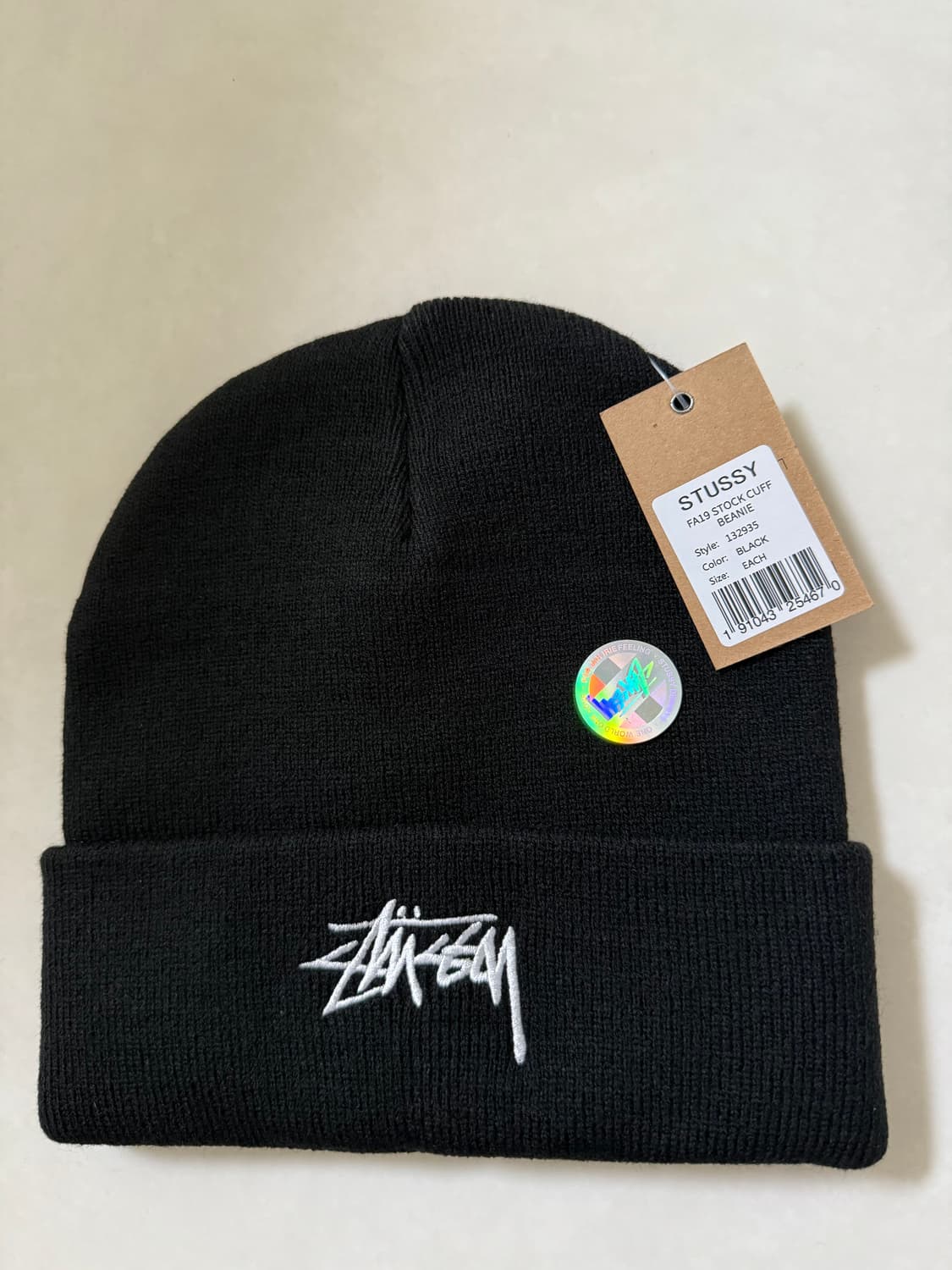 스투시 커프 비니 (블랙) 상품이미지2