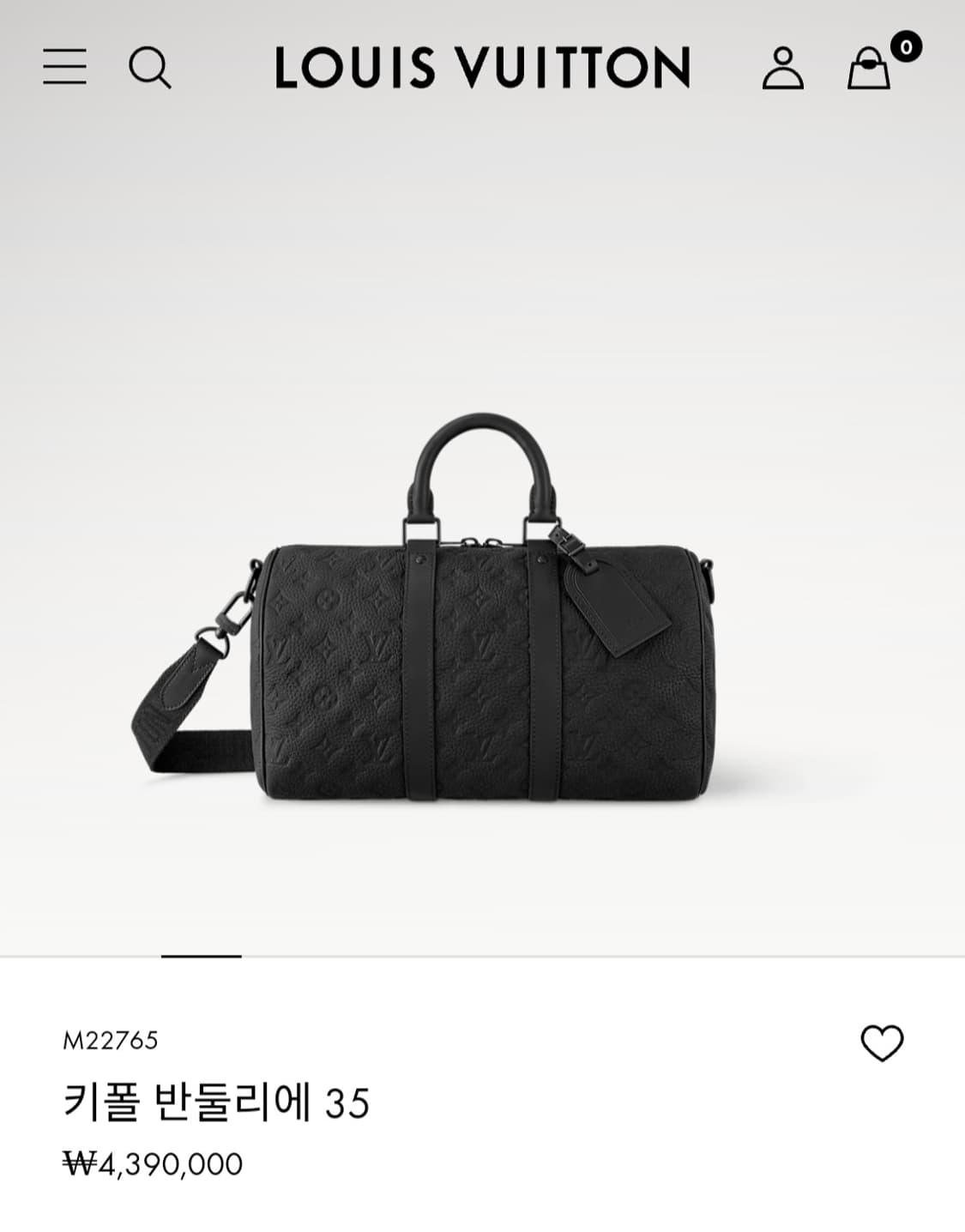 루이비통 토리옹 키폴35 반둘리에 신형 상품이미지4