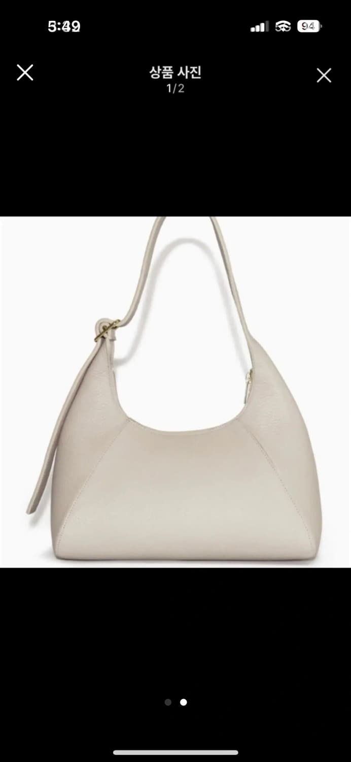 코스 cos 미니 레더 숄더백 크림 상품이미지1