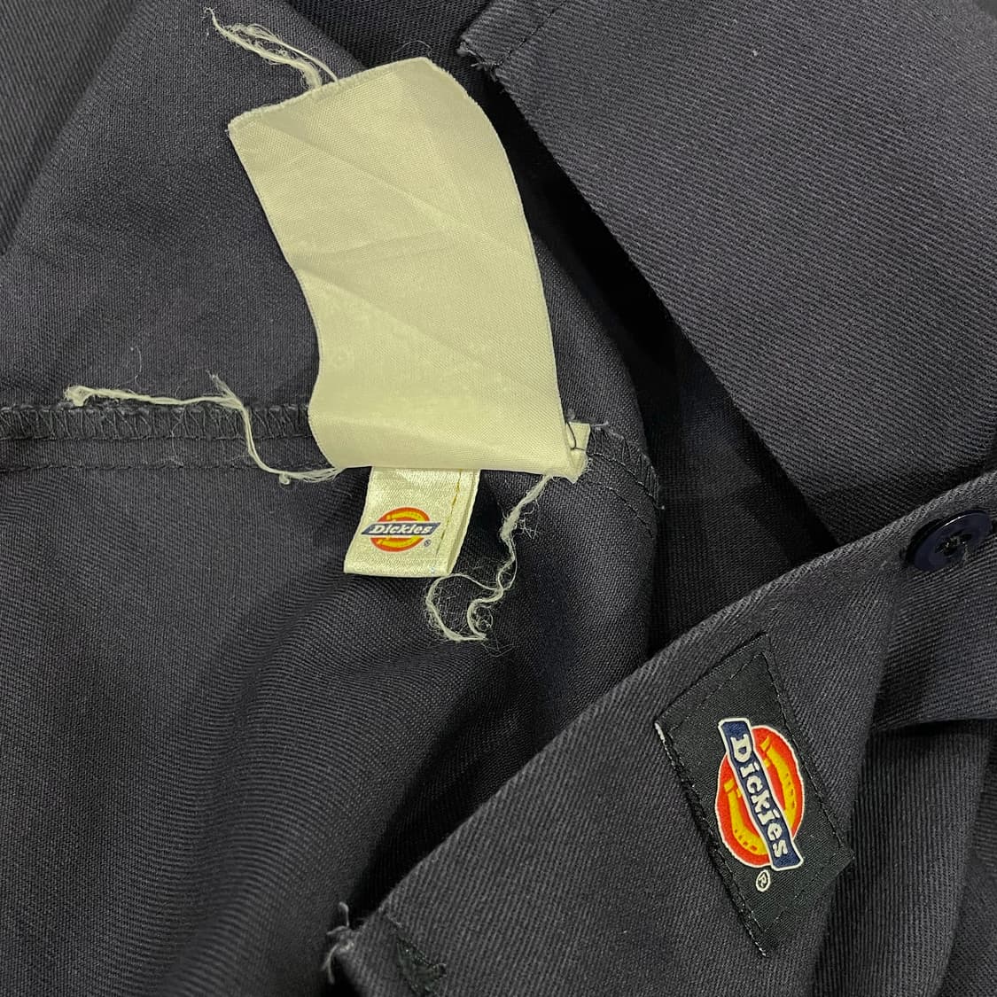 (M) Dickies 디키즈 워크 셔츠 네이비 상품이미지8