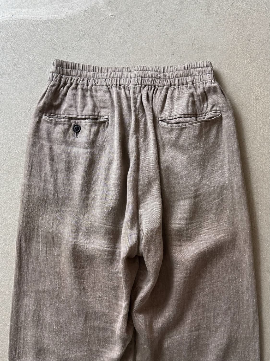 URU Linen Cupro Relaxed Easy Trousers 상품이미지6