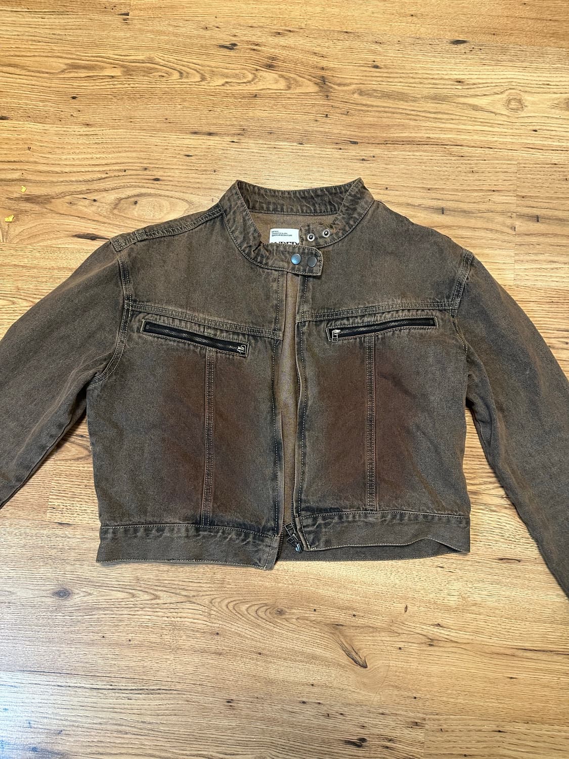 슈퍼서브 데님 자켓 브라운 상품이미지1