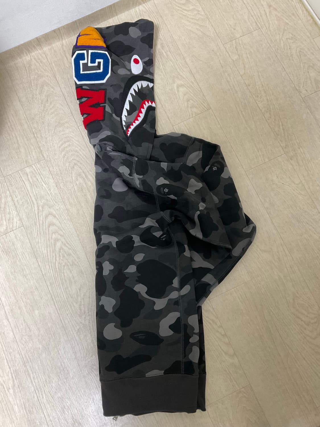 베이프 흑계 후드집업 / M 상품이미지4