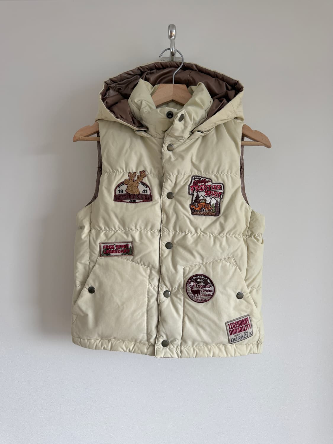 지프(Jeep) 리버시블 덕다운 베스트 상품이미지1