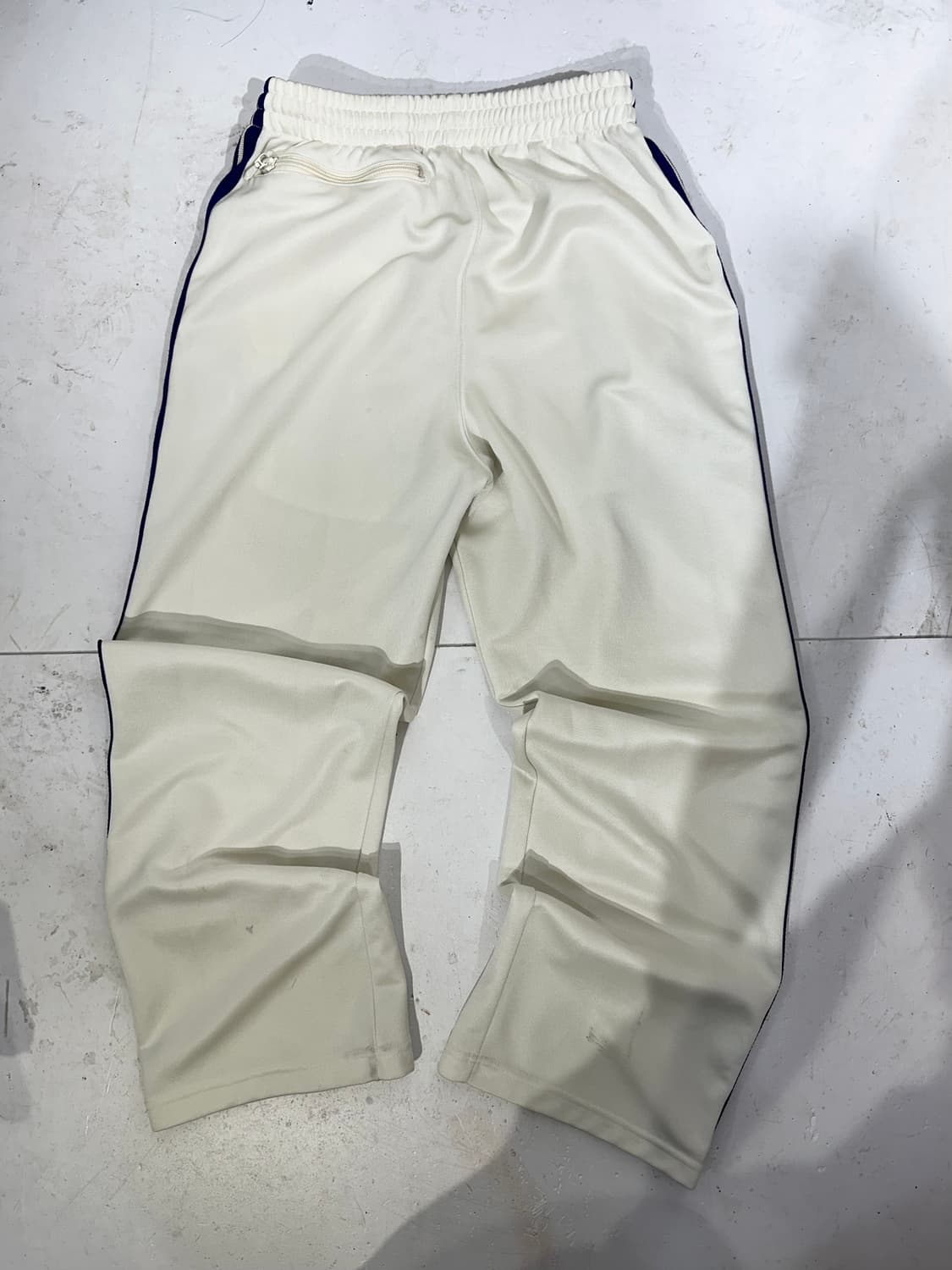 니들스 화이트 퍼플 사이드 라인 와이드 팬츠 S 상품이미지5