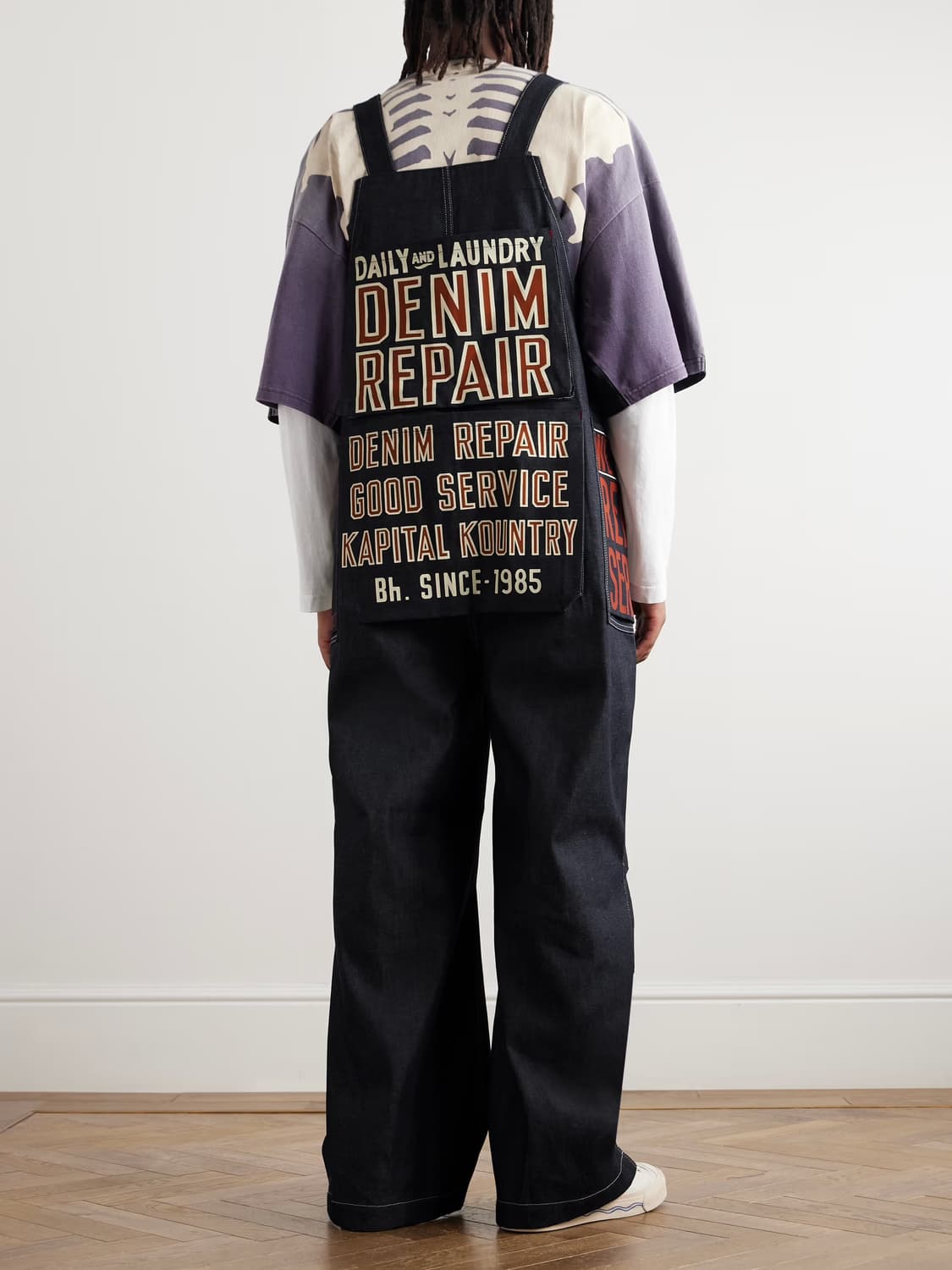 [ONE SIZE] 캐피탈 11.5온즈 데님 애드 오버롤 인디고 상품이미지3