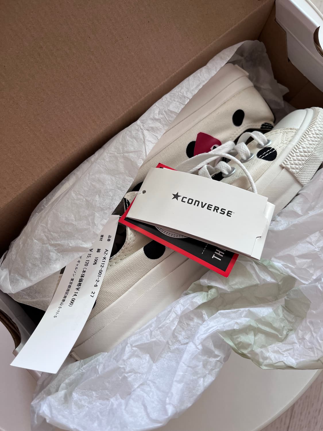 컨버스 X 플레이 꼼데가르송 척 70 로우 폴카 닷 상품이미지4