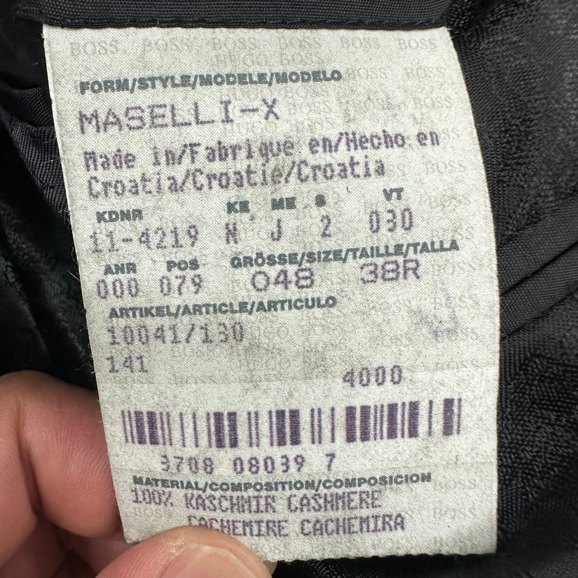 휴고보스 캐시미어 블레이저 상품이미지4