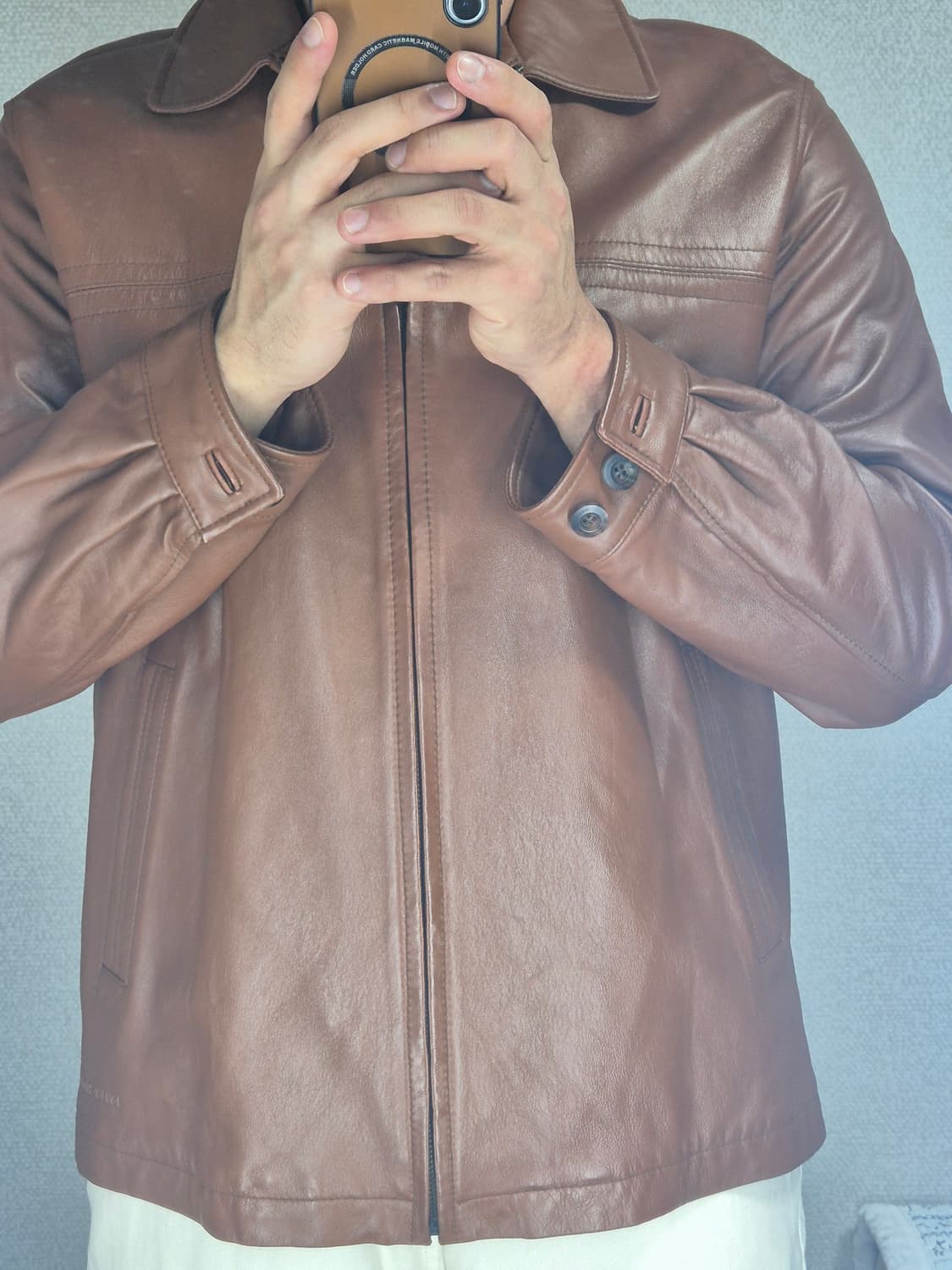 Lyle & Scott 빈티지 가죽자켓 상품이미지2