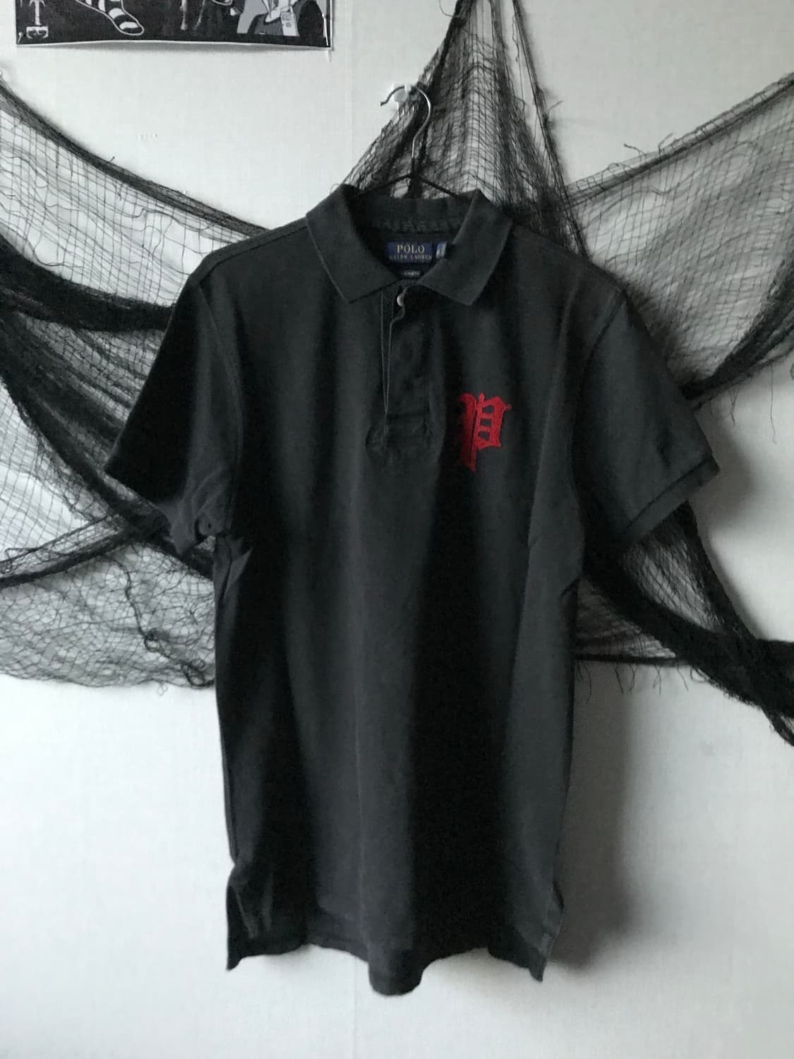 Polo basic red logo shirts 상품이미지1