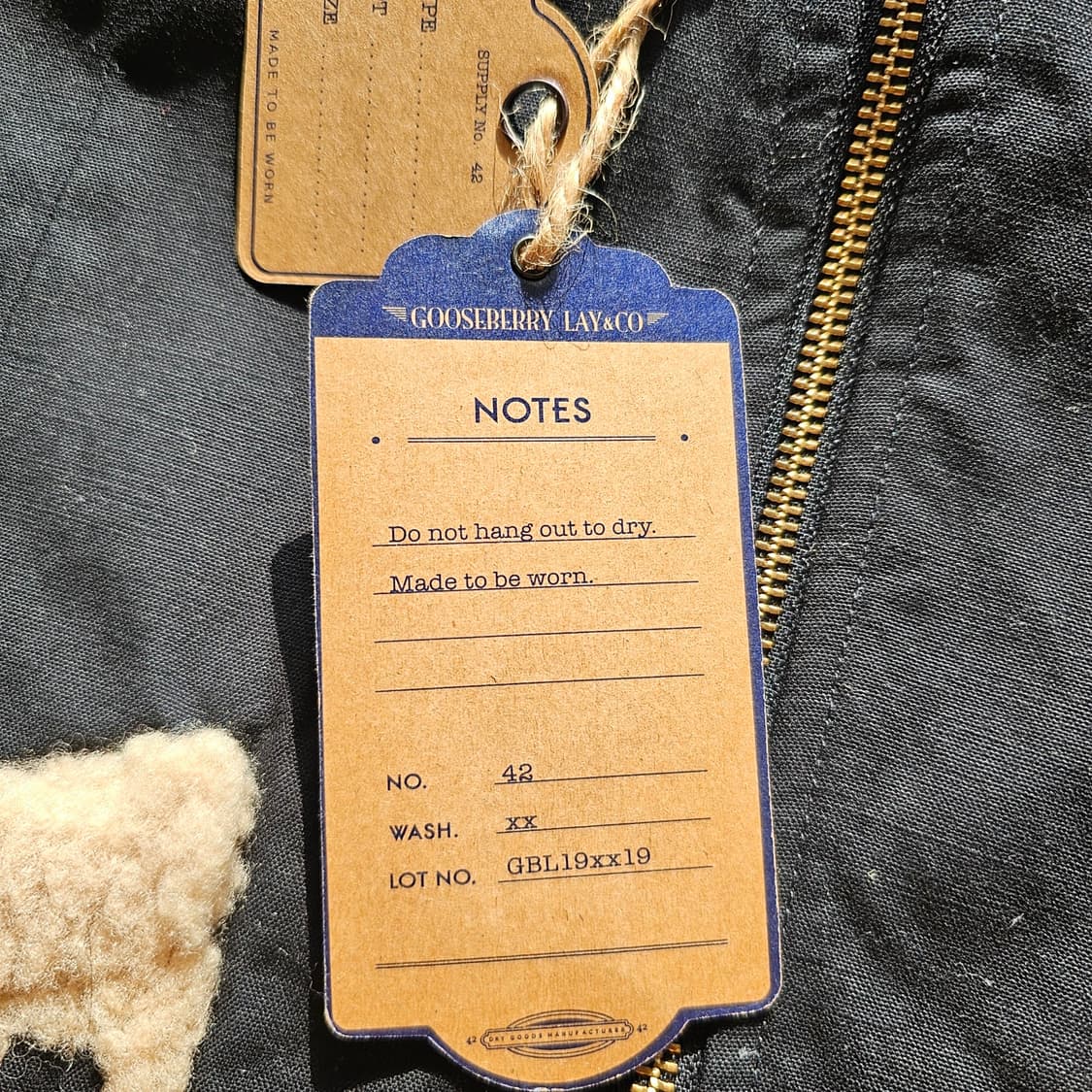 새제품) 구즈베리레이 양털 양면 조끼 베스트 아메카지 모리걸 상품이미지7