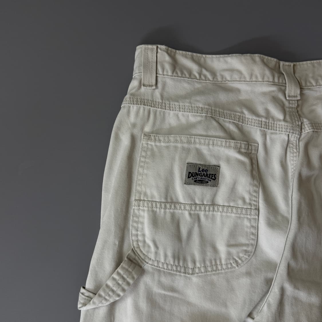 (33) lee 덩가리스 카펜더 아이보리 코튼팬츠 상품이미지8
