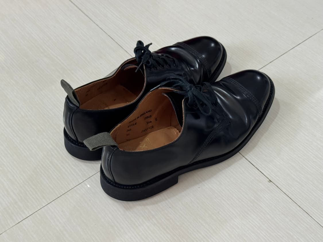 Sanders 샌더스x혹스 밀리터리 더비. Uk6 상품이미지3