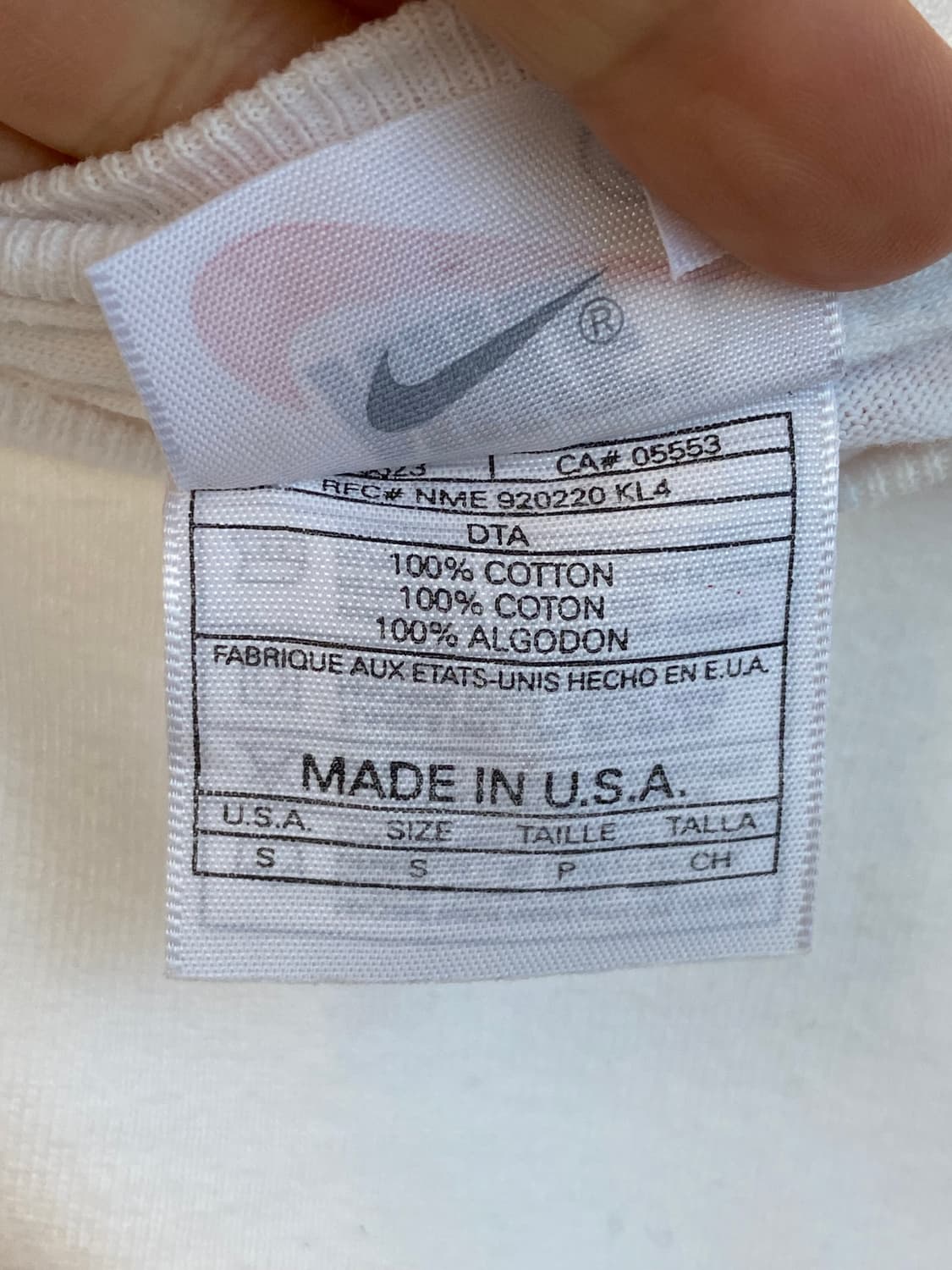 NIKE 스우시 반팔티셔츠(MADE IN USA / MEN S) 상품이미지8