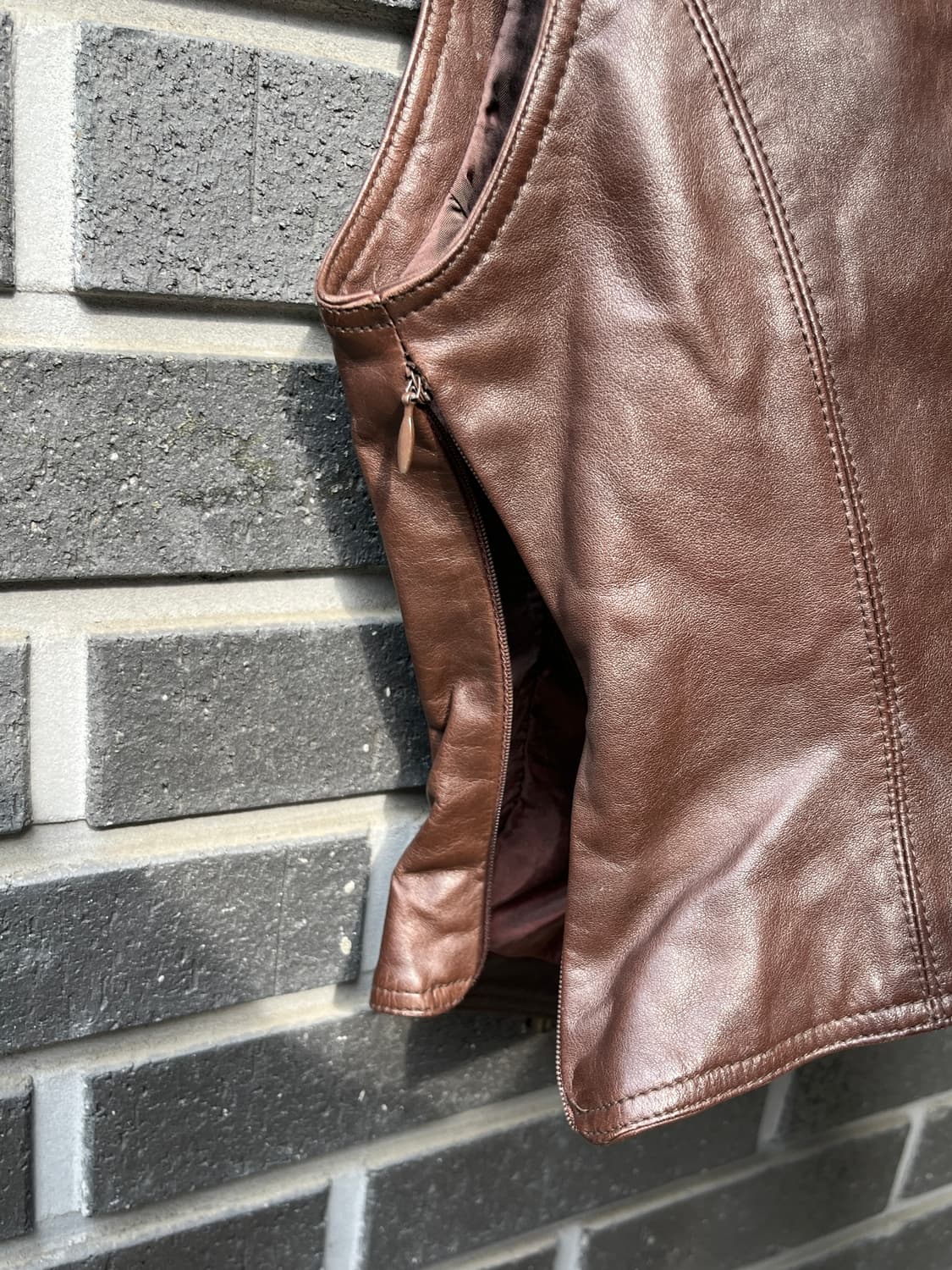 90s De Passer 천연 소가죽 베스트  상품이미지10