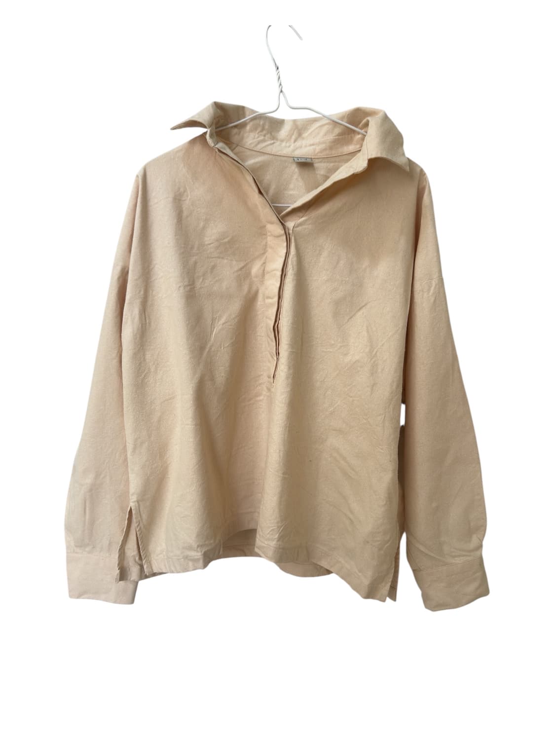 베이스레인지 크림 셔츠 상품이미지2