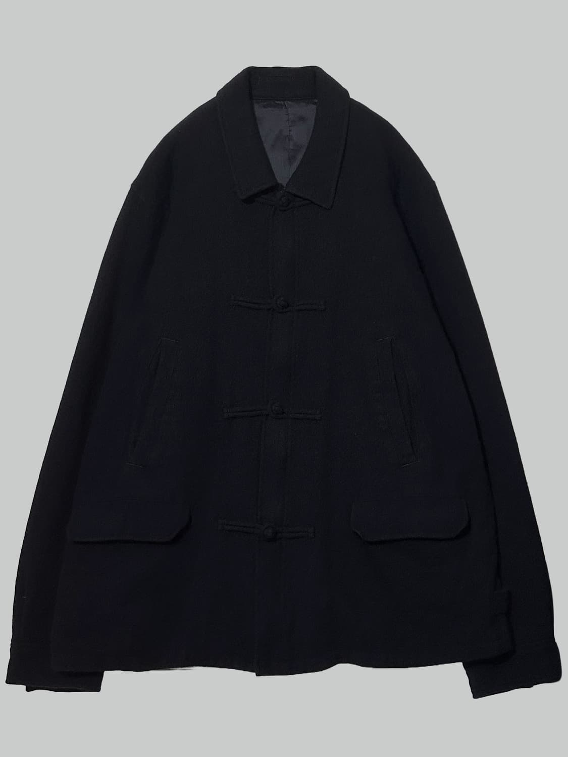 언더커버 축융 울 차이나카라 자켓 다크 네이비 상품이미지2