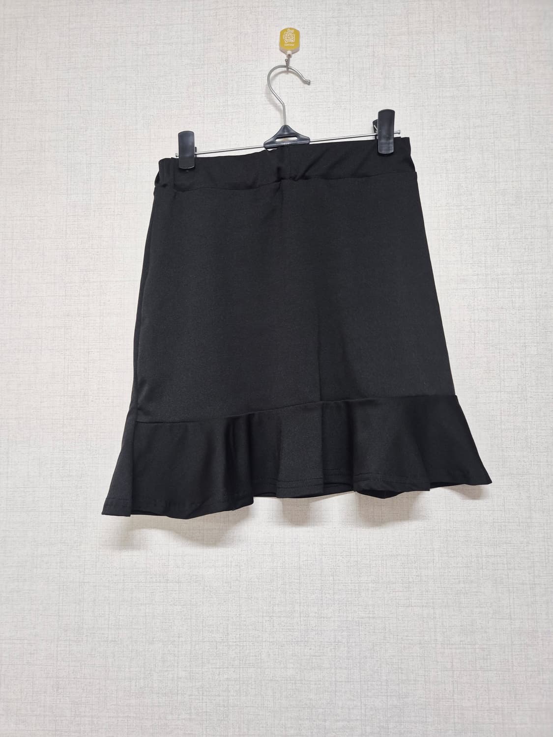 블랙 A라인 미니 스커트 상품이미지2