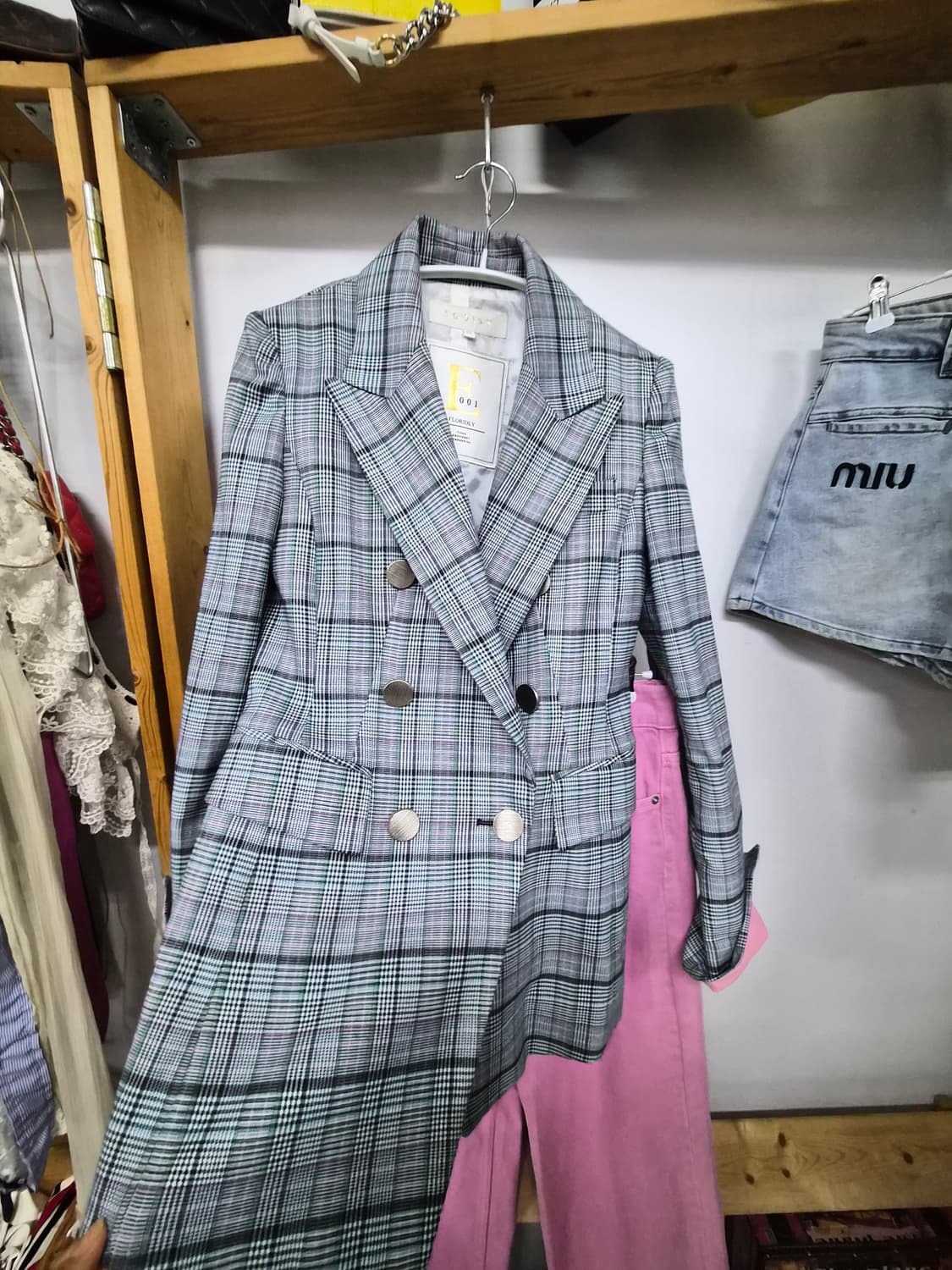 에고이스트 체크자켓 상품이미지5