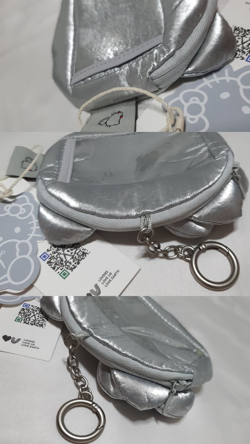 실버 고양이  조셉앤스테이시 미니파우치 동전 카드 지갑  상품이미지5