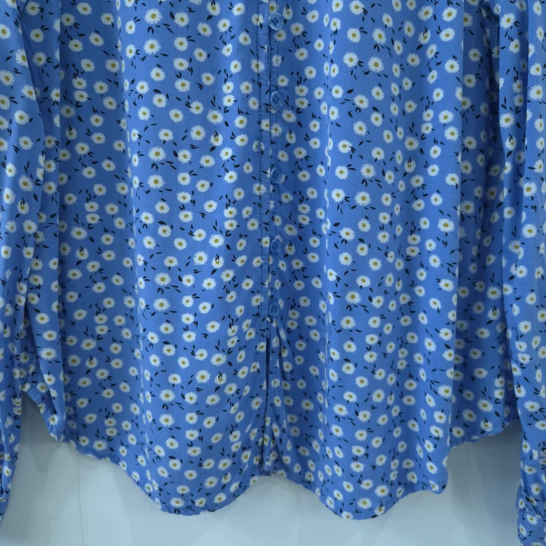 Velvet Heart 블루 플라워 패턴 셔츠 블라우스 상품이미지7