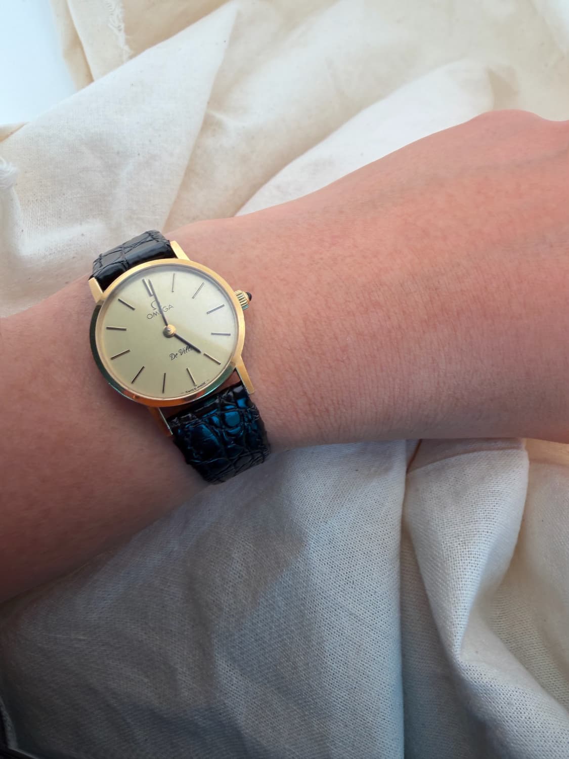 빈티지 오메가 수동 동전 까보숑 상품이미지2