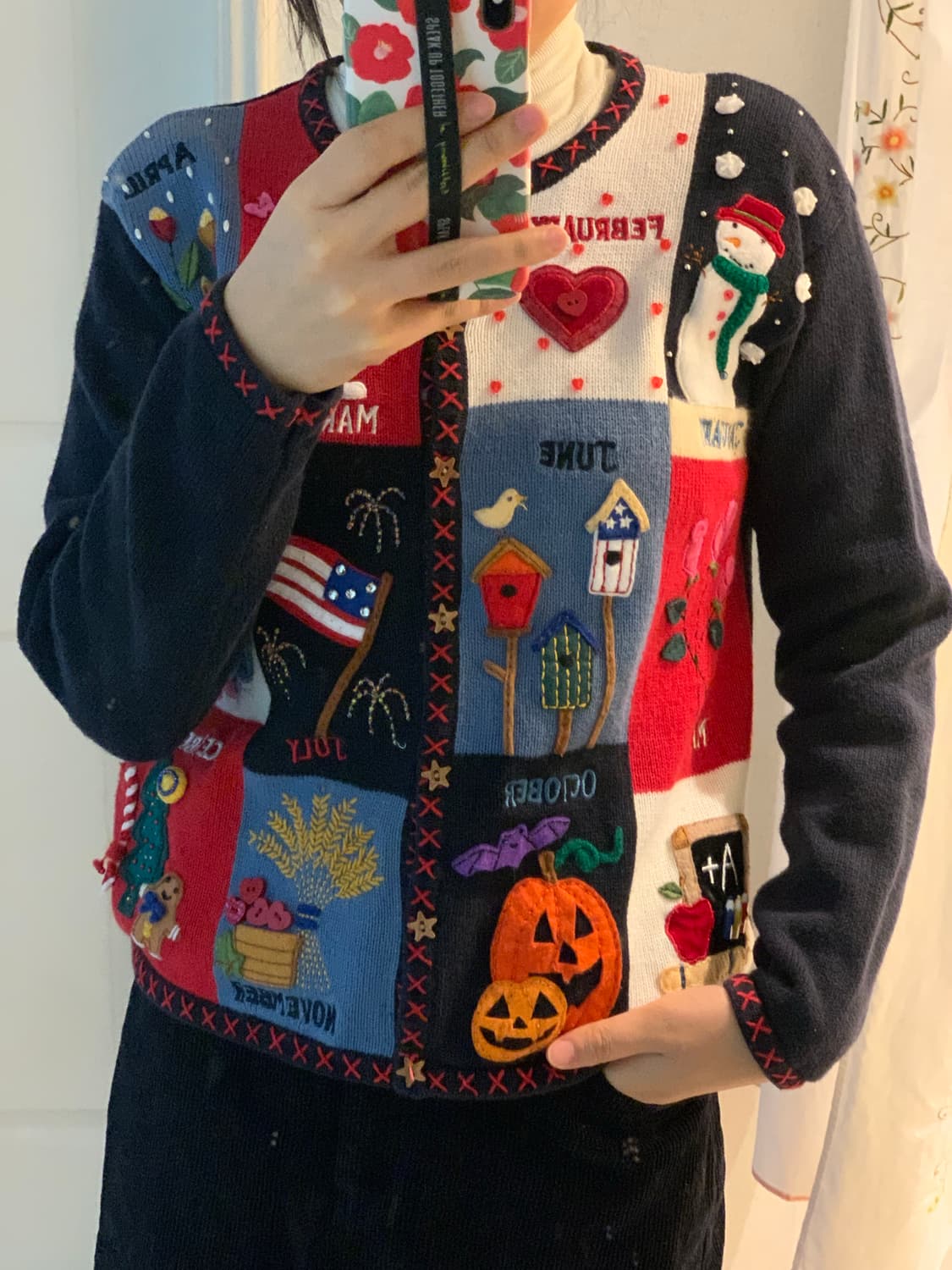 마리사 크리스티나 크리스마스 12개월 가디건 상품이미지1