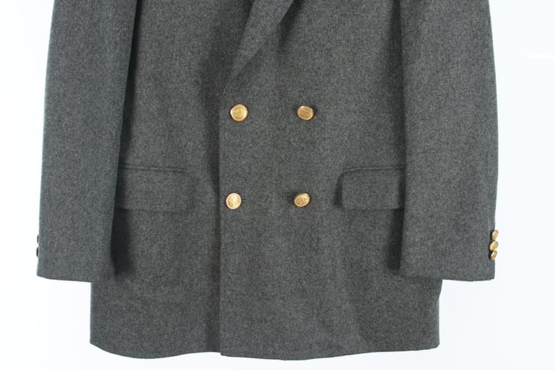 제이프레스 (MEN - M) 울 블렌드 나일론 금장 더블 버튼 자켓 상품이미지3