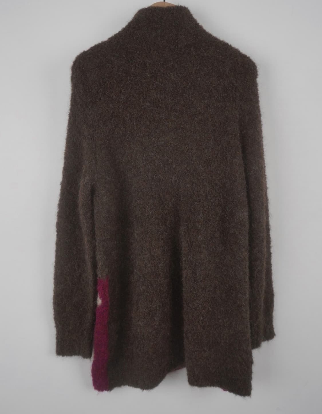 [1/13까지만 판매] 알파카 도트 롱 브라운 가디건 상품이미지3