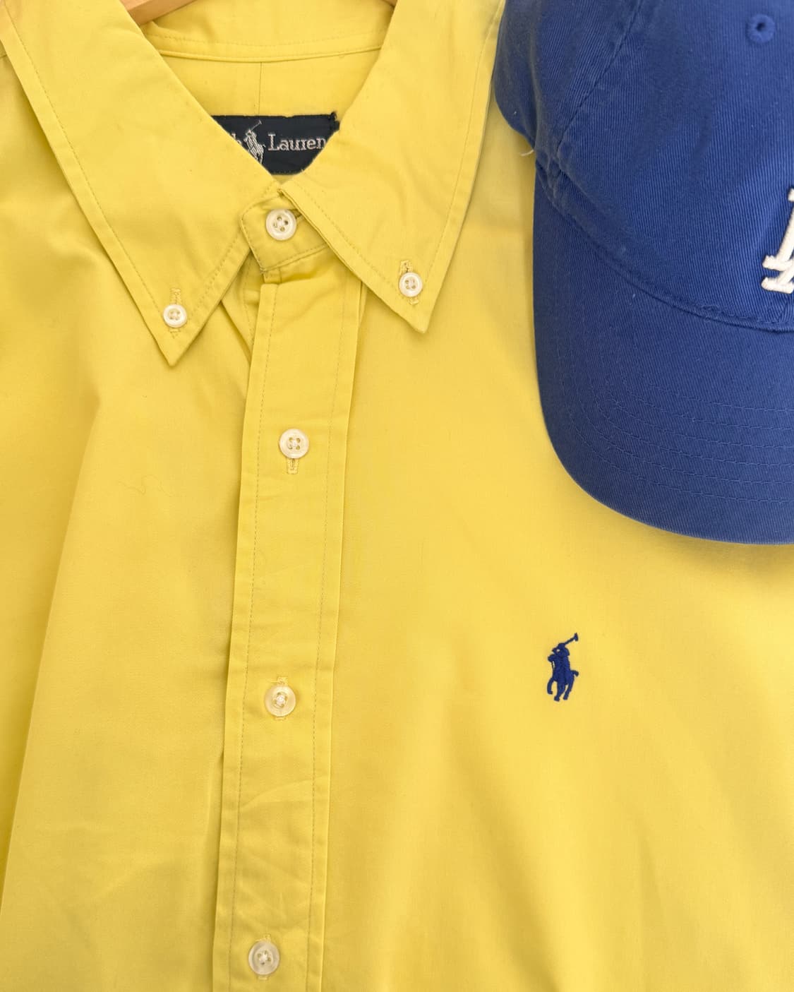 폴로( Polo ralph lauren) 옐로우 반팔 셔츠 S/S 상품이미지1