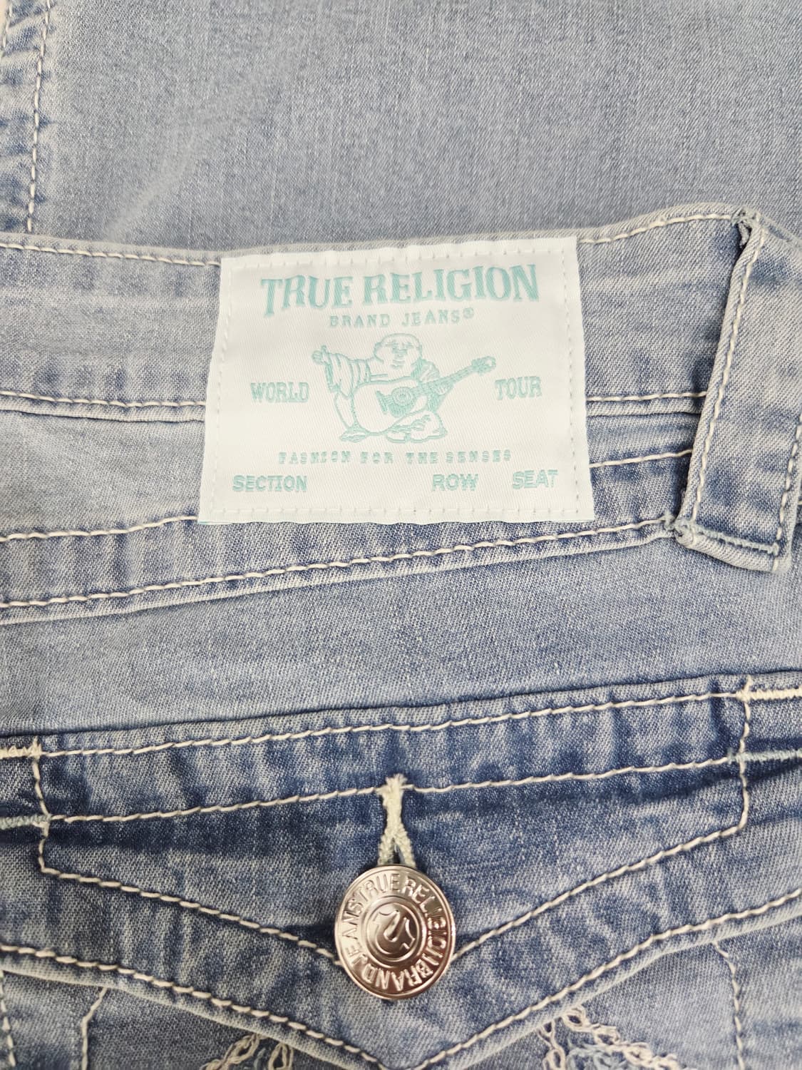 트루릴리젼 부츠컷 청바지 연청 데님_30 상품이미지6