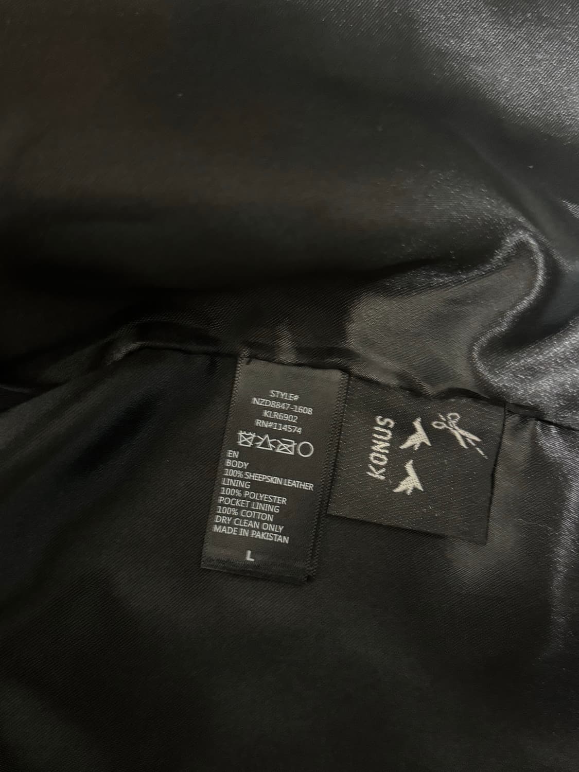 KONUS 가죽자켓 L 상품이미지5