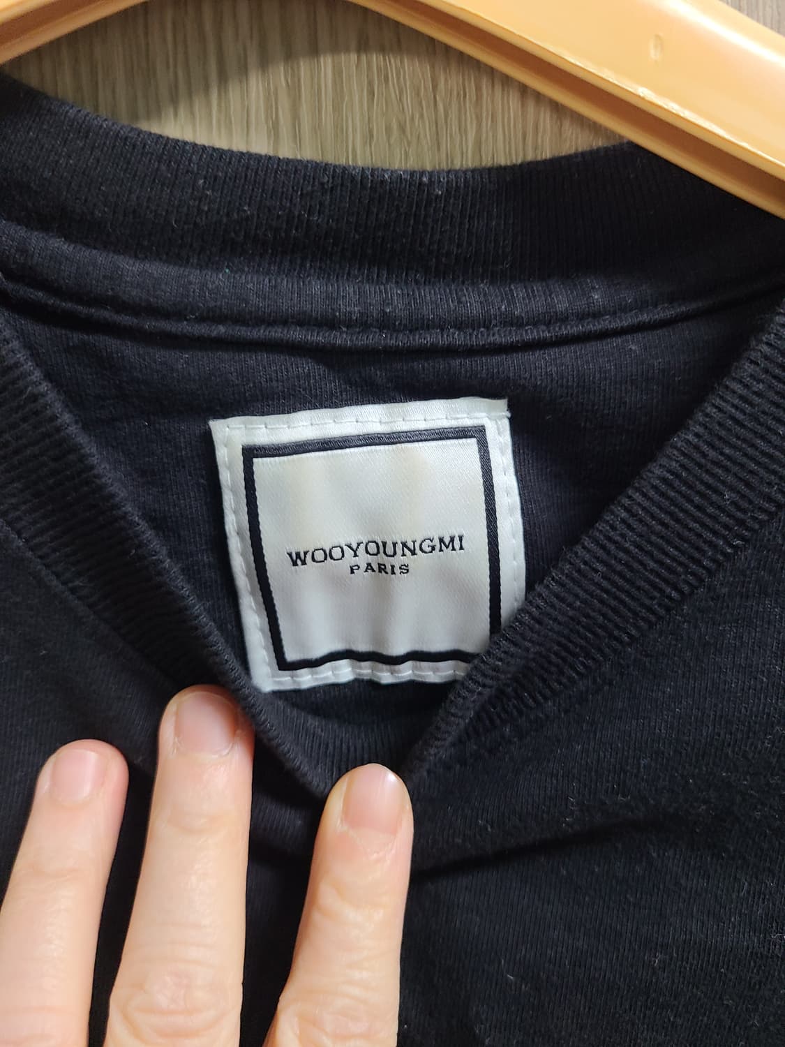 우영미 반팔티 블랙 상품이미지2