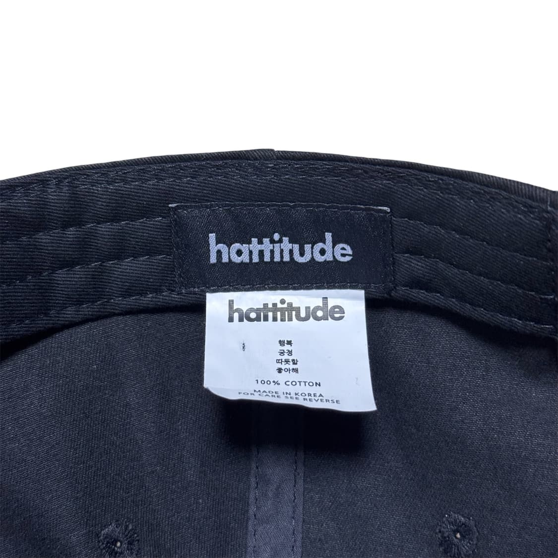 Hattitude 해티튜드 볼캡 (블랙) 상품이미지3