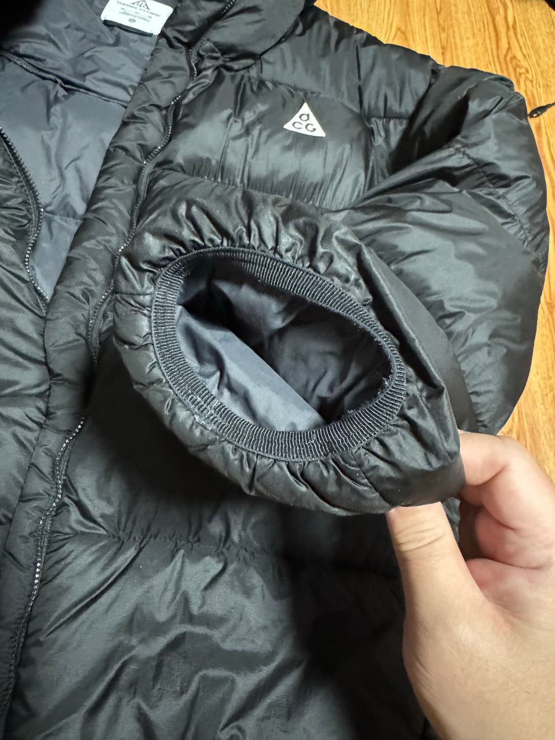 나이키 루나레이크 acg 패딩 자켓 블랙 아시아 XL 구형 상품이미지7