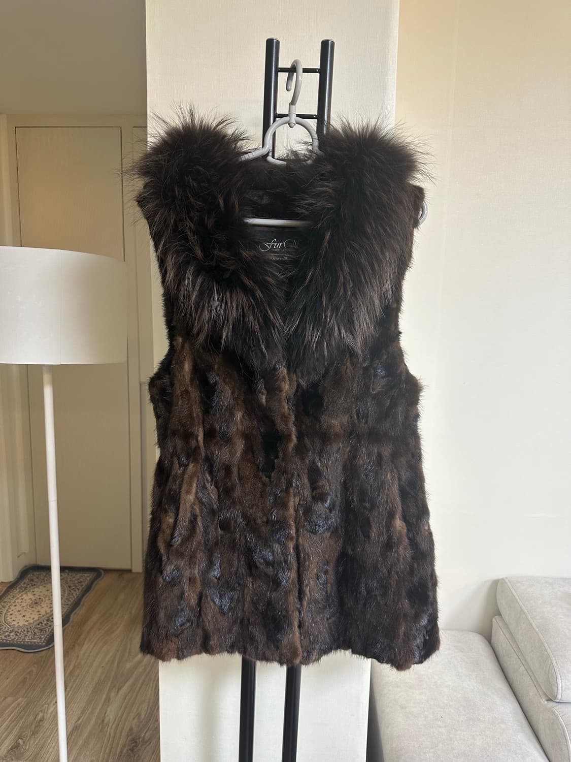 대동모피   밍크  베스트  + 폭스 포인트 -66사이즈 상품이미지1